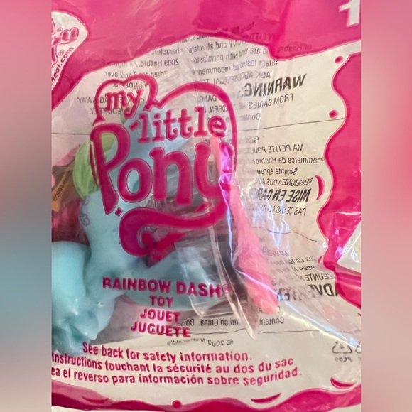 3 2009 My Little Pony McDonalds Happy Meal in Package - Picture 2 of 7